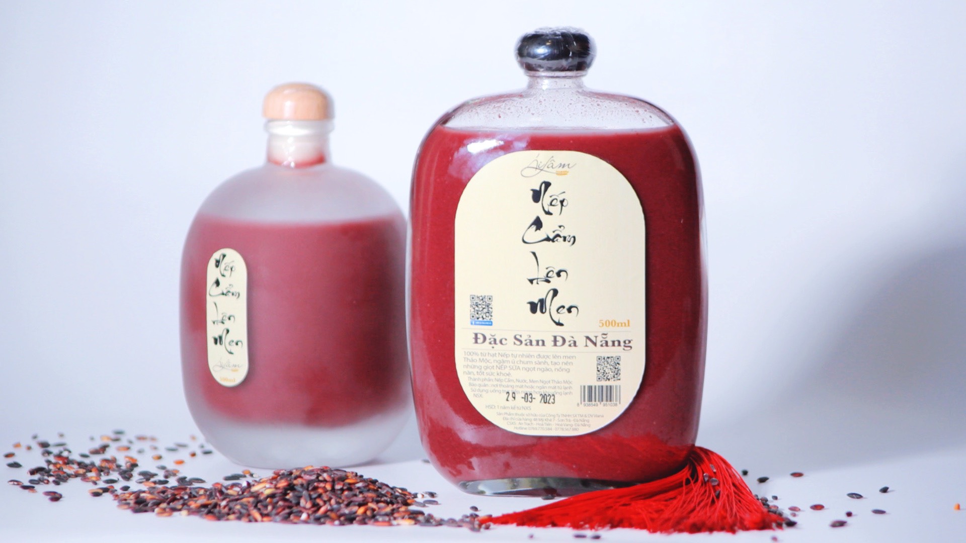 Rượu nếp cẩm lên men Ái Lâm - TRUYỀN THỐNG - Chai 500 ML